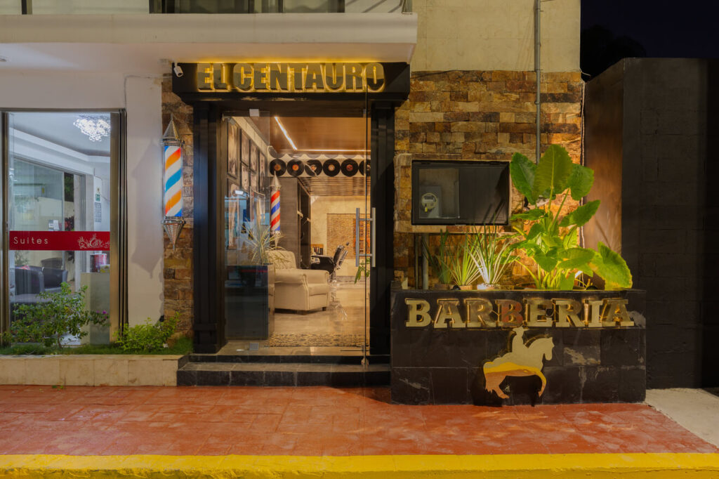 Barberia el Centauro en Tulum por Arqv90